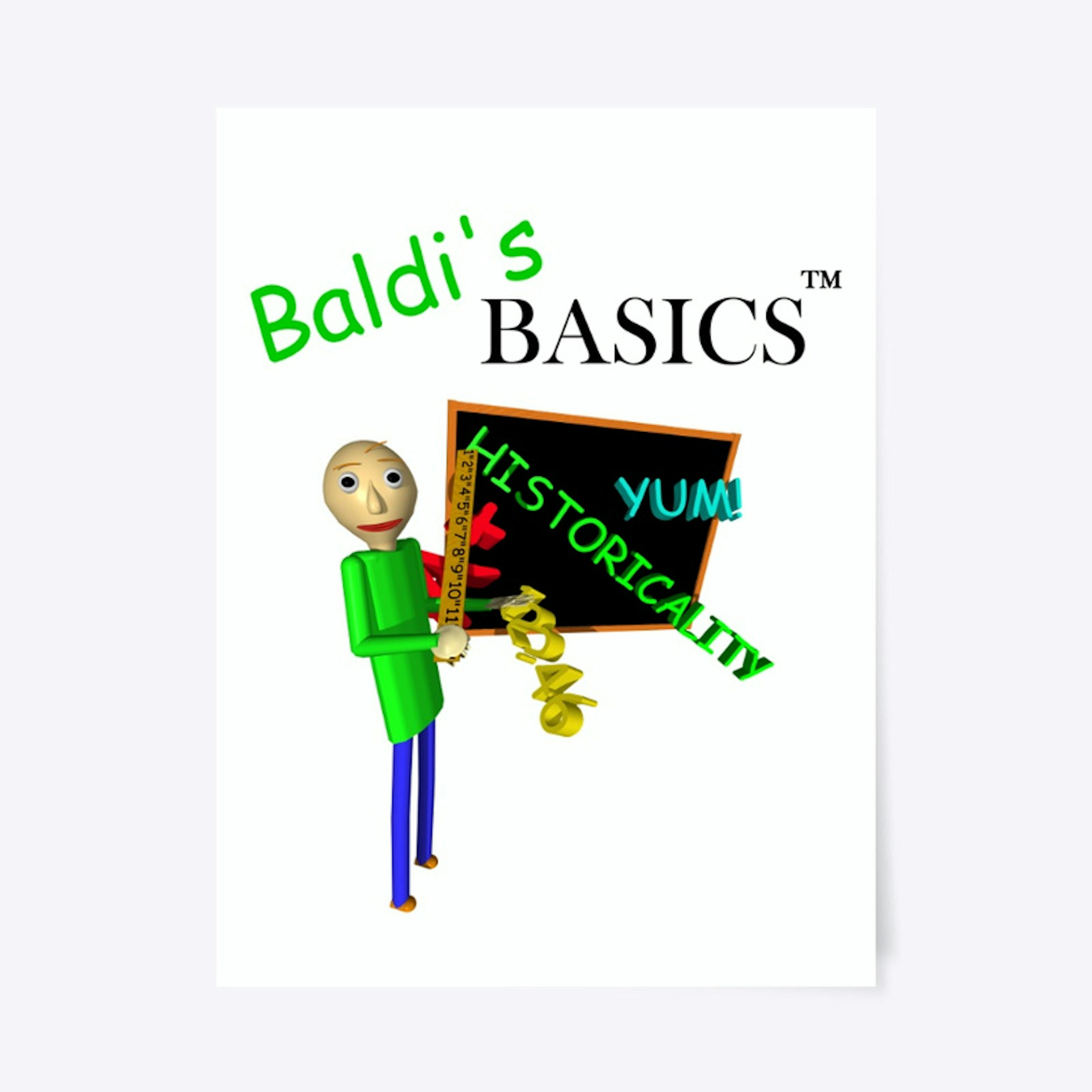 Basic Baldi's Basics Poster